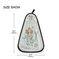 thumbnail image 6 of Hanging Hand Towels For Kitchen Bathroom Home Decor Lightweight Mermaid and Dolphin, 6 of 6