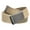 Khaki, variant on Men's Cut to Fit Waist Size Up to 70" Casual Outdoor 3 Belt Pack with Antique Silver Flip Top Buckle