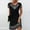 Black, variant on Aloohaidyvio Dresses Plus Size,Womens Fashion Comfortable Casual Ethnic Short Sleeve Round Neck Print Dress