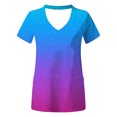 thumbnail image 3 of Nmnitkp Scrubs Tops for Women Match colors Scrub Tops Comfortable and Practical Women Tops V-neck Short Sleeved Pocket Scrub Tops Women Stretchy, 3 of 4
