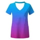 thumbnail image 3 of Fiudx Ofertas Flash Del Día Blusa de Manga Corta con Cuello En V para Mujer, Uniforme de Trabajo, Blusa con Bolsillo Sólido, 3 of 4