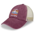 thumbnail image 3 of It's Weird Being The Same Old People Wine Red Hat Adjustable Funny Fashion Unisex Baseball Cap for Men Women, 3 of 7