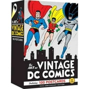 The Art of Vintage DC Comics : 100 Postcards (Comic Book Art Postcards, Vintage Bulk Postcards, Cool Postcards for Mailing)