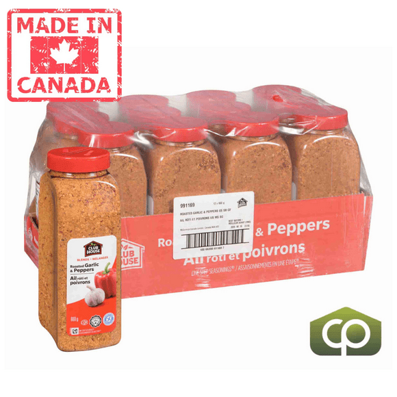 McCormick Fish Spice Garlic & Pepper Roasted 660 GR (1.46 lbs) (12/Case) - Canadian Made
