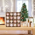 thumbnail image 7 of 16PCS Pink Christmas Ornaments, 2.36 Inch Shatterproof Christmas Tree Decorations, Hanging Ball Ornaments Bulk for Xmas Holiday Party Decor, Home & Office, 7 of 7
