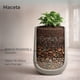 thumbnail image 2 of Maceta Grande Elly Decor 50.8 x 39 cm Con Drenaje Color Gris, 2 of 6
