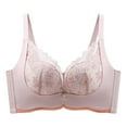 thumbnail image 3 of Swuxness Women's Push Up Wireless Bra, Womens Bras, Women Comfortable Push Up Shaping Side Coverage Breathable Bra Pink, 40/90CD, 3 of 5