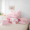 thumbnail image 6 of Castle Fairy Cartoon Pink Axolotl Bedding Comforter Set,Cute Ocean Animal Full Bedding Set, 6 of 8