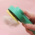 thumbnail image 2 of ACDANC Cat Brush Gentle Cat Brush for Shedding Rounded Anti-Static Cat Grooming Supplies,White, 2 of 4