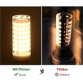thumbnail image 2 of 12W G9 LED Bulb Warm White 3000K, Equivalent to Halogen 100W Bulb, 360 Wide Beam Angle, Non-Dimmable 1100 Lumens, 5 Pcs, 2 of 5