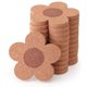 thumbnail image 3 of 24 Piezas Posavasos Bonitos para Bebidas, Posavasos Absorbentes Y Reutilizables, Posavasos con Forma de Flor de Corcho de 4 Pulgadas para Café, Tapete para Tazas de Té, 3 of 5