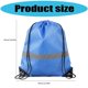 thumbnail image 3 of Waterproof Sports Shoulder Bag Light Weight Portable Fitness Handbag Reflective Stripe Drawstring Gym Backpack Yellow, 3 of 4
