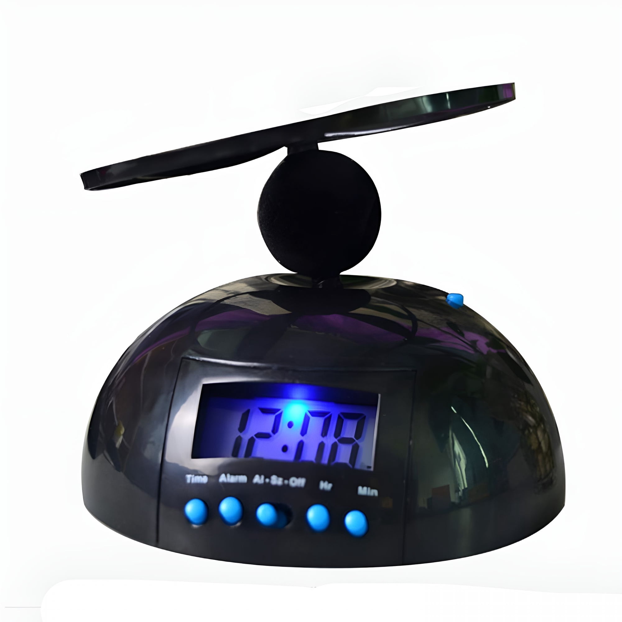 DESIGNICE Flying Alarm Clock Digital Led Alarm Clock Gadget Bedroom Snooze Propeller Clock Loud