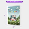 thumbnail image 5 of Happy Easter Maltese American Flag Truck Bunny Ears 5x7in Folded Greeting Card Maltese Dog Lover Gifts Idea Single Note Card with Envelope - 03001, 5 of 5