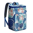 thumbnail image 1 of Botanical Leafy Soft Cooler Backpack - 20L, Multiple Pockets for Organized Storage, Leakproof Design, 1 of 6
