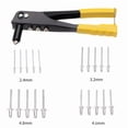 thumbnail image 6 of 200Pcs Heavy Duty Riveter Set Aluminum Blind Rivets Assortment Kit Hand Tools Rivet Nut Tool, 6 of 6