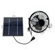 thumbnail image 5 of Kit de ventilador de ventilación solar - Ventilador de extracción de paneles solares de 5W para gallinero, invernadero, cobertizo, casa de mascotas - 14,5x14,5cm Plástico negro, 5 of 8