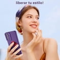 thumbnail image 2 of Threehao Funda para Samsung Galaxy S21 FE Case Uso Rudo, Ultra Delgado Flexible Silicona Púrpura Car, 2 of 5