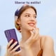 thumbnail image 2 of Threehao Funda para Samsung Galaxy S21 FE Case Uso Rudo, Ultra Delgado Flexible Silicona Púrpura Car, 2 of 5