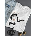 thumbnail image 3 of Magical Hand And Snake Shaped T-Shirt Women -Image by Shutterstock, Female XX-Large, 3 of 4