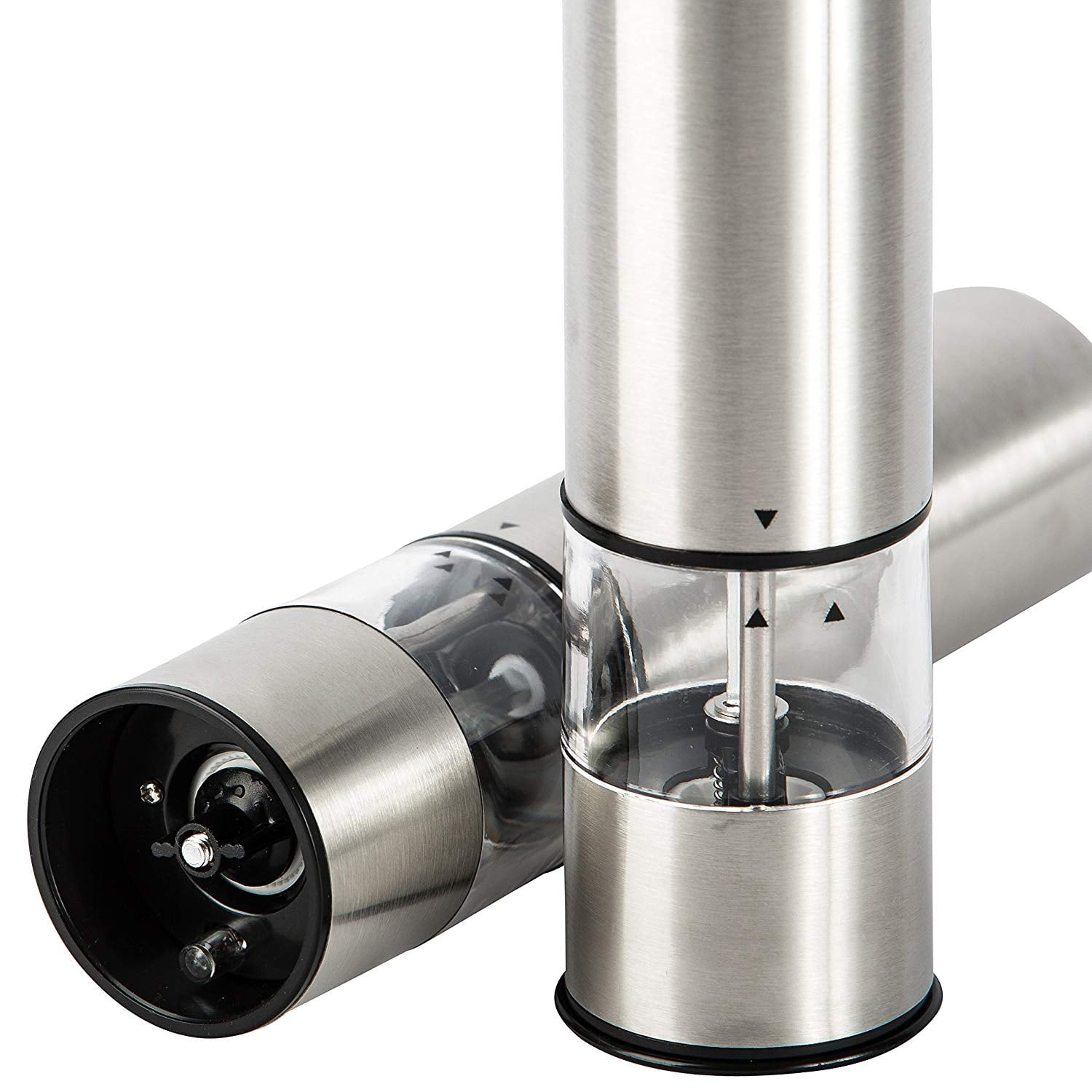 AMGRA Electric Salt/Pepper Grinder Automatic, Refillable, Battery
