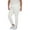 Soft White, variant on Womens Beige Zippered Pocketed Skinny Ankle Shaping High Waist Jeans Plus 18W
