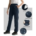 thumbnail image 5 of iCreek Women's Rain Pants Waterproof Rain Over Pants Zipper Pockets Hiking Pants Windproof Lightweight Outdoor for Golf, Fishing, 5 of 8