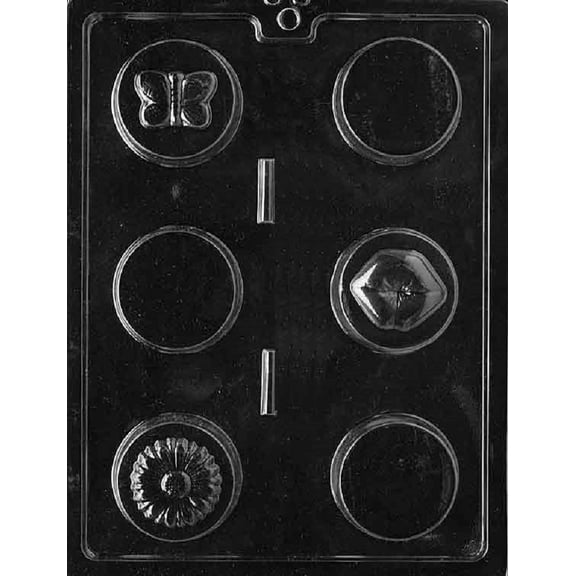 Grandmama's Goodies AO123 Designer Oreo Cookie Chocolate Candy Soap Mold with Exclusive Molding Instructions