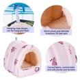 thumbnail image 3 of 1 Uds. Nido de Pájaro cálido de invierno cereza rosa loro ardilla cerdo holandés flor ramita ratón seda dorada oso nido de algodón, 3 of 5