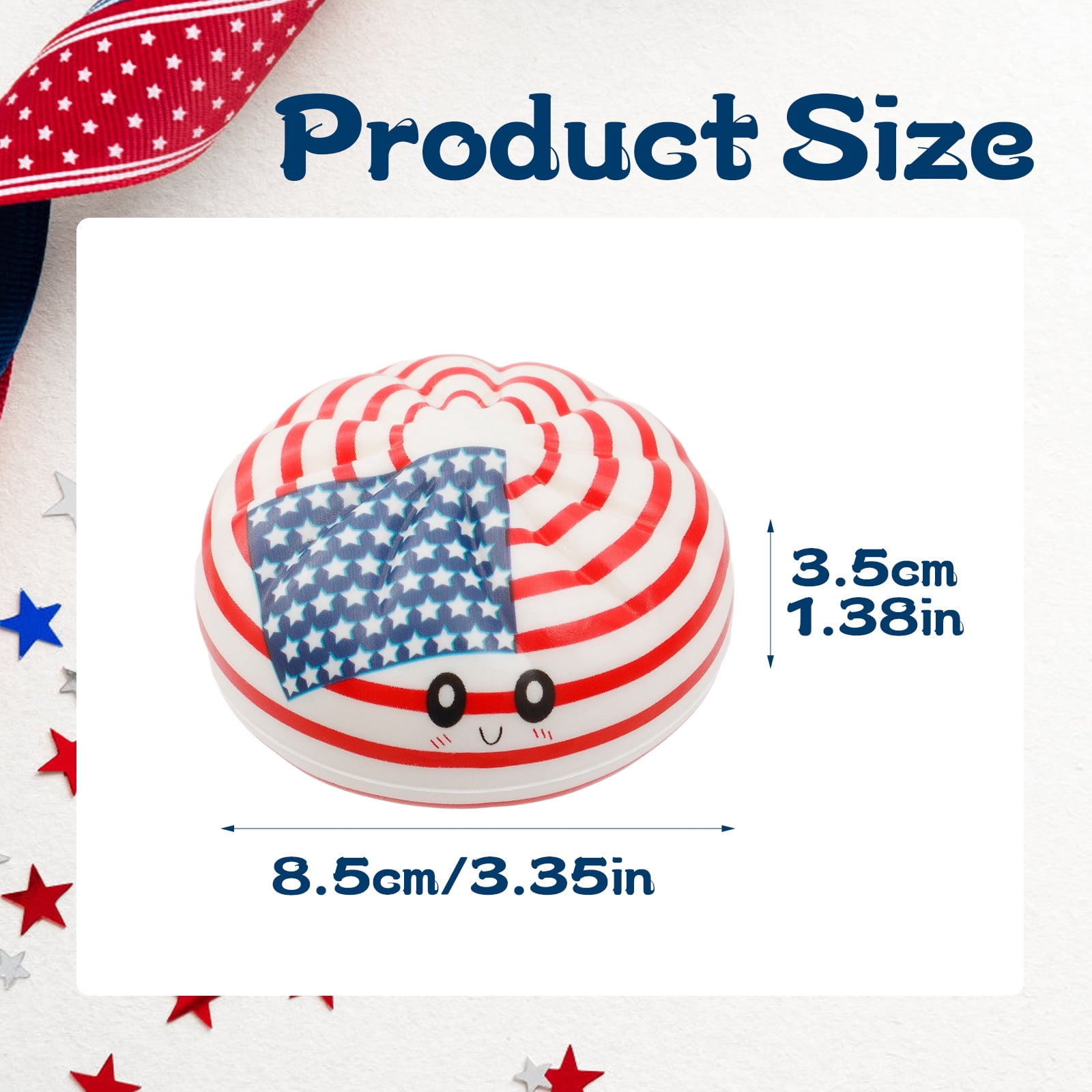 12 Pcs Soccer Dumplings 2026 USA World Soccer Anniversary Dumpling Squishies, Squishy Fidget Fidget Toys for Anxiety Relief, Football Giant Glitter Dumplings Box for Adults (Random Pattern)