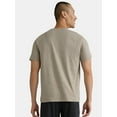 thumbnail image 2 of Athletic Works Men's and Big & Tall Men's Soft ButterCore Tee with Short Sleeves, Sizes S-5XL, 2 of 5