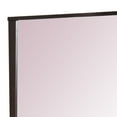 thumbnail image 2 of Fang 50 Inch Rectangular Dresser Mirror, Wood Frame, Dark Cherry Brown, 2 of 5
