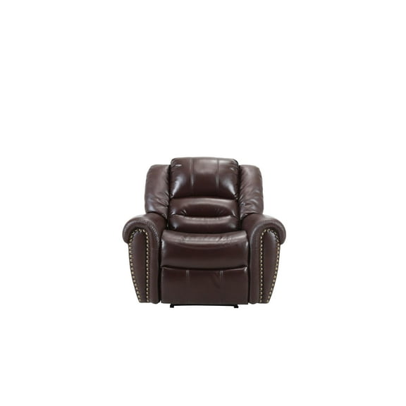 Myco Furniture Braxton Recliner Chair, Brown