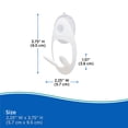 thumbnail image 6 of Kenney Plastic Suction Razor Holder, White, 6 of 6
