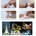thumbnail image 2 of Mini luces LED FNHMSL azules, 10 piezas, a pilas, 2 of 6