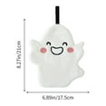 thumbnail image 3 of Anhility Ghost Shape Hand Towels Halloween Thickened Bathroom Kitchen Decor Dish Towels Clean, Super Soft Absorbent Hanging Hand Towels for Halloween, 8.27"x6.89, 3 of 6