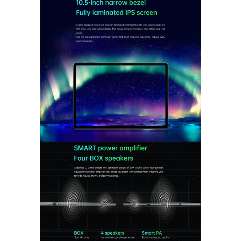 ALLDOCUBE X Game Tablet PC, Android 11, 10.5