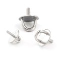 thumbnail image 4 of Pad Eye Plate With Enclosed Hook Staple Ring Hook Loop U-shaped Design Hanger, 4 of 5