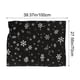 thumbnail image 3 of Christmas Snowflake Print Blanket Soft Warm Sofa Bed Office Travel Multipurpose Blanket, 3 of 6