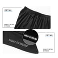 thumbnail image 5 of Men's Sports Quick Dry Shorts, Athletic Shorts, Sweat Shorts, Elastic Waist Breathable Stretchy, Gym Workout Running Vacation, Summer Outdoor | AESTIVO,Black L, 5 of 9