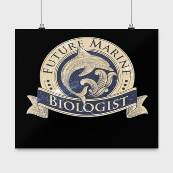 Marine Biology Art Print - Nature Enthusiasts - 13x13 Poster Print - Ocean Decor