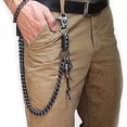 thumbnail image 1 of SHAR Hip Hop Punk Pants Chain Fashion Wallet Chain Keychain, 1 of 5