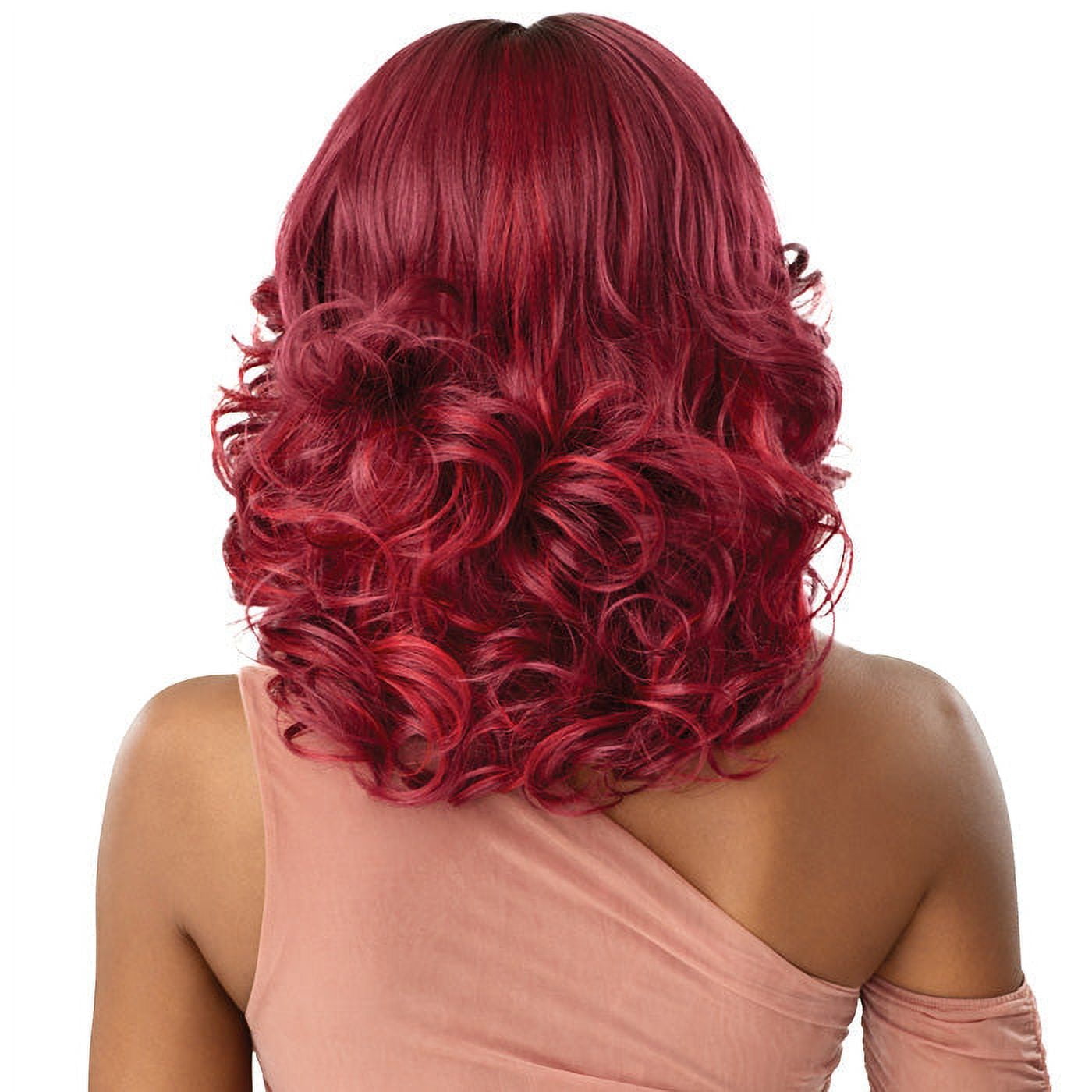 Outre Glueless Human Hair Blend 5X5 HD LACE CLOSURE WIG - HHB - BODY WAVE 16"