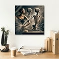 thumbnail image 6 of Epic Graffiti 'Macabre Dance' by Rey Klimt Canvas Wall Art, 18" x 18", 6 of 8