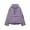Purple, variant on EchfiProm Hooded Windbreaker Jacket for Women Waterproof with Hood Pink Outdoor Mid-Weight Hooded Zip-up Waterproof Coat