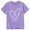 Purple, variant on Hiijoy Toddler Girls Graphic T-Shirt Short Sleeve Round Neck T-Shirt Tee Top, Sizes 1-13