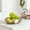 Gold, variant on 7.8-Inch Round Plastic Fruit Plate, Elegant Chinese Style Snack & Candy Serving Tray, Lightweight Indestructible Decorative Appetizer Platter for Home