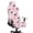 Easter Egg Paw Prints, variant on HELLHERO Floral Pattern Set of 4 Gaming Chair Covers with Armrest Covers for Gamer, Polyester Spandex Computer Chair Slipcover Soft Stretch Armchair Slipcovers for Bedroom