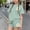 Green, variant on Fnooota Girls Summer Outfit Sets, Casual Short Sleeve School Girls' 2 Piece Sets Kids' Clothing Sets Purple Size 10