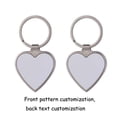 thumbnail image 4 of Custom Keychain With Picture - Personalized Engraving Photo Text Keychains, For Women Men, Anniversary Valentine's Day Gifts (Heart), 4 of 5
